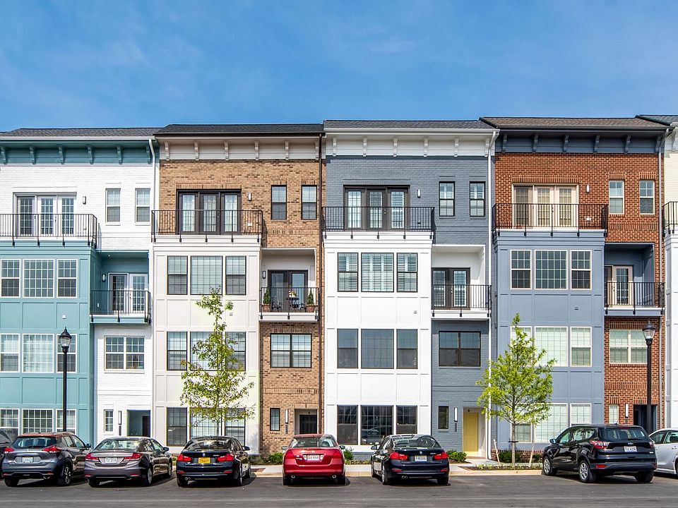 Image is a visual representation of a two-over-two building at Libbie Mill - Midtown. Elevation details may differ from actual building specifications.