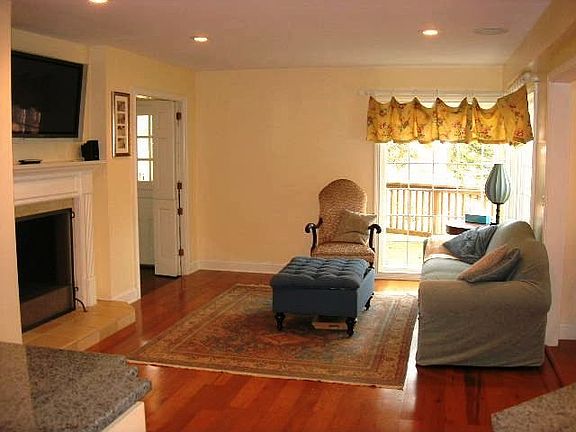 Sitting Area off Kitchen w/Fireplace