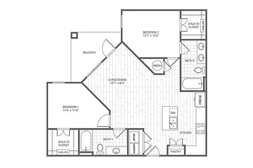 Floor plan B1