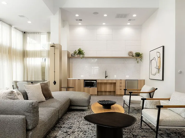 Resident lounge with kitchenette