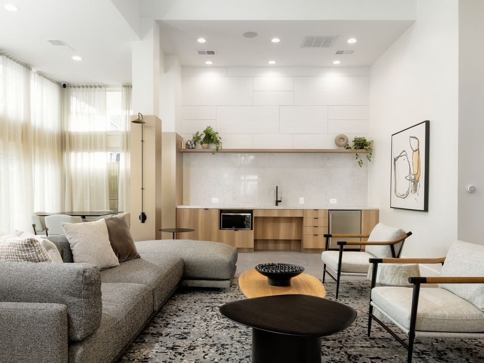 Resident lounge with kitchenette