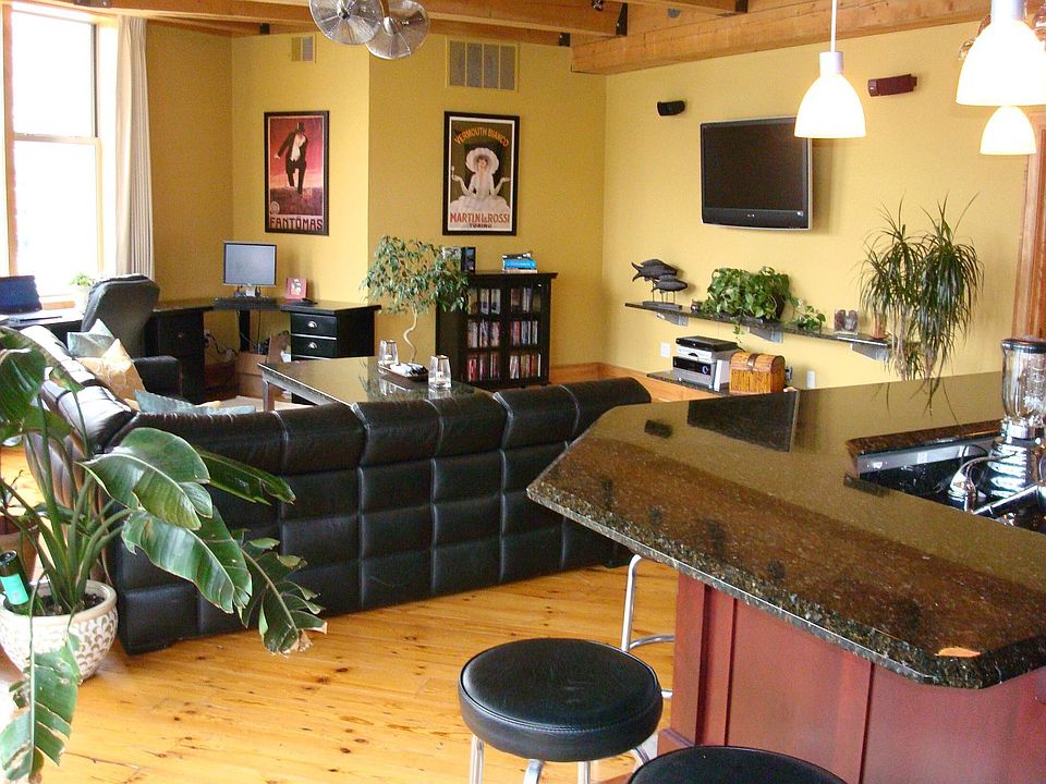 Bright living room with southern exposure!
