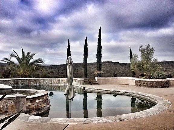 View of pool from Master bedroom