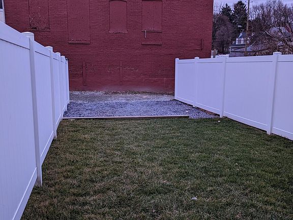 Back yard/parking