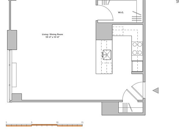 2nd image of 322 W 57th St APT 23V