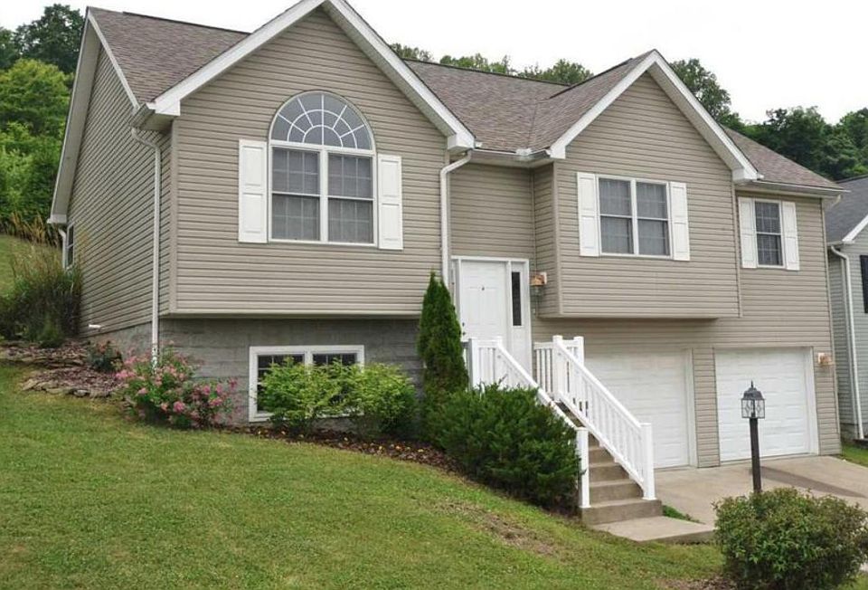 Note: bushes by stairs gone!