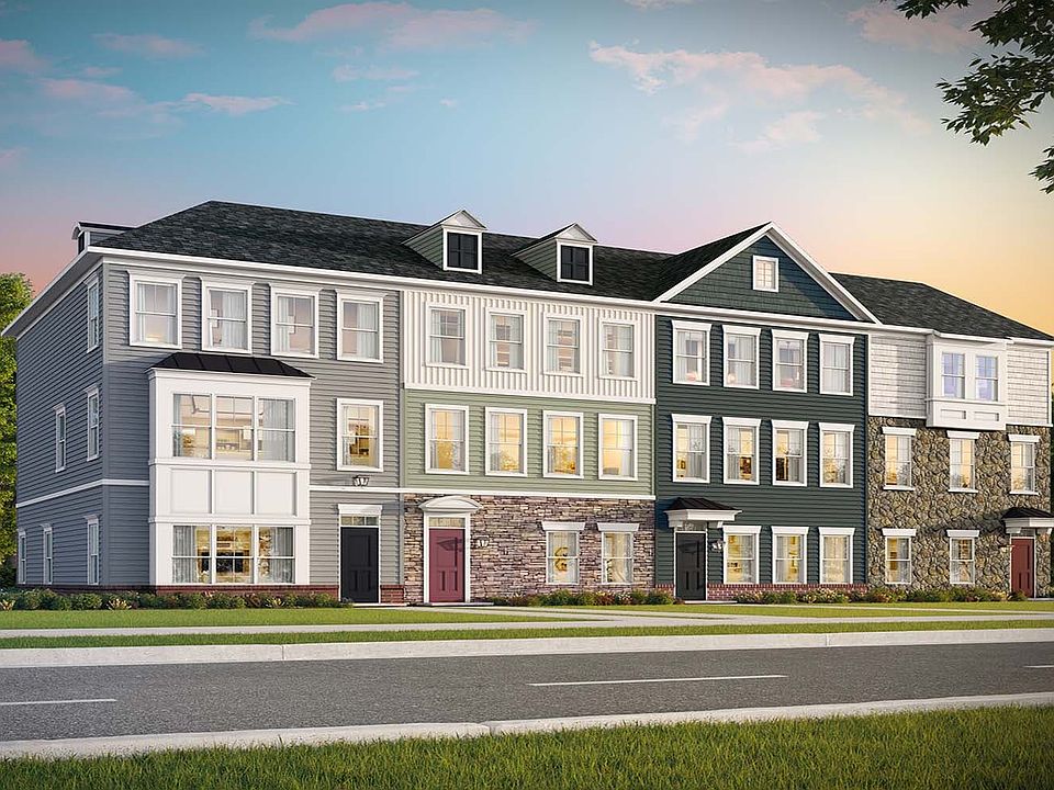 The Camden II exterior by Brookfield Residential at Bellamy in Clarksburg MD