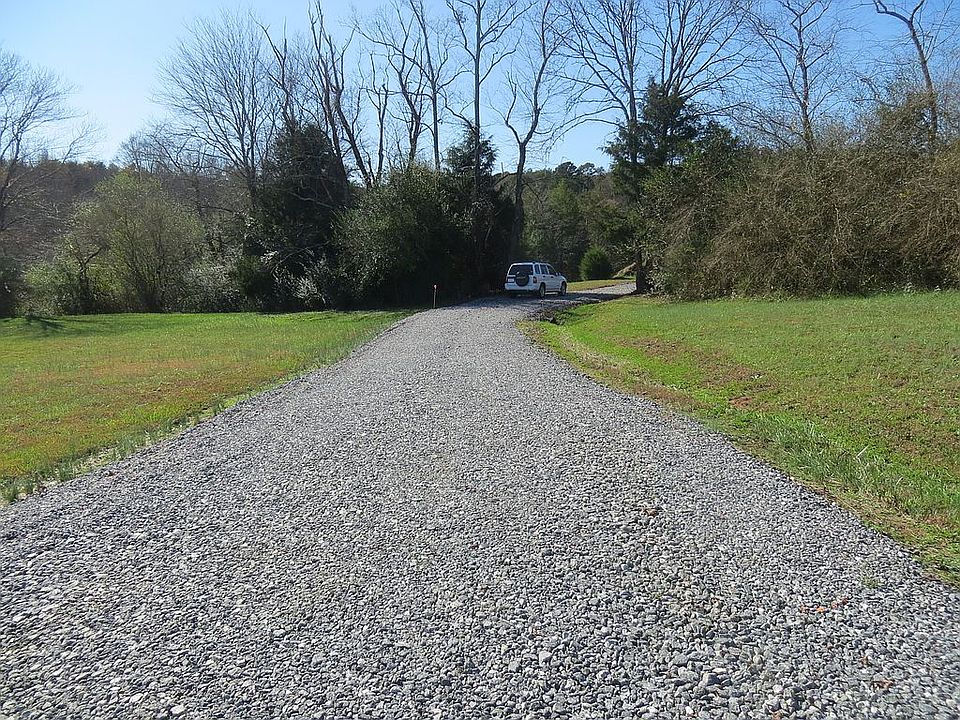 Driveway on property
