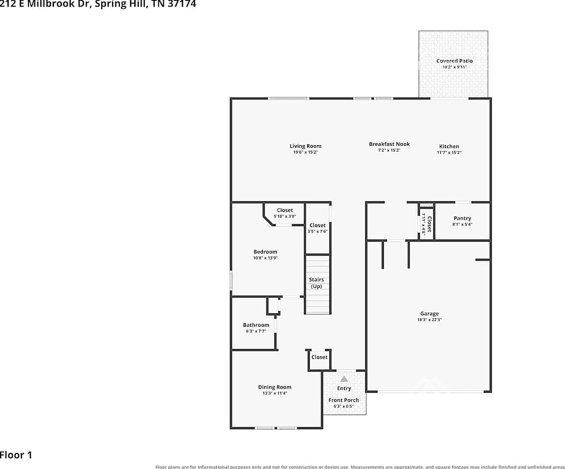 212 East Millbrook Dr Spring Hill, TN 37174 — Photo 2