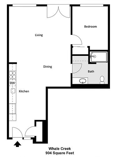 Floor plan Whale Creek