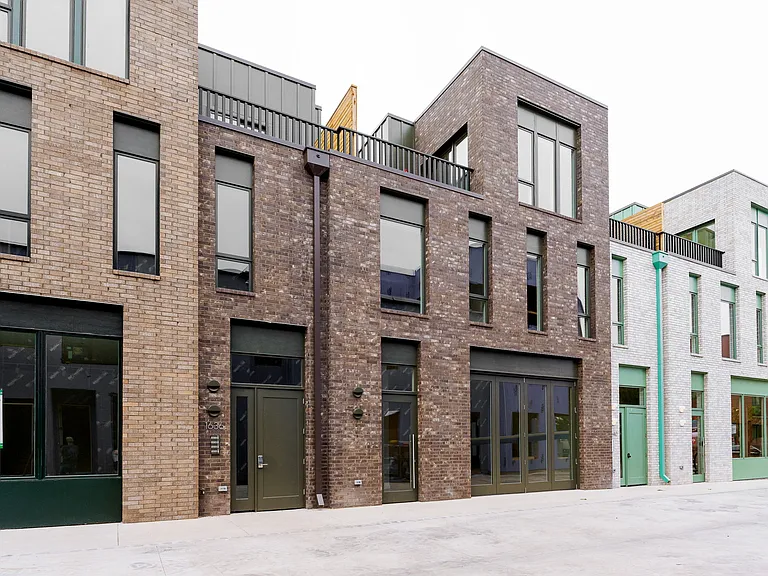 Front exterior of quadplex
