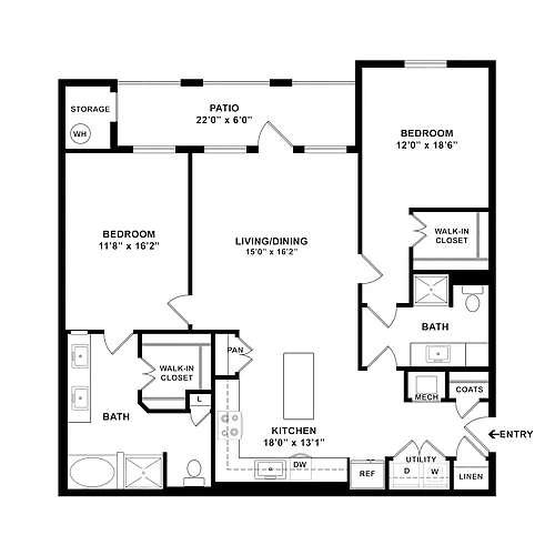 Floor plan B3