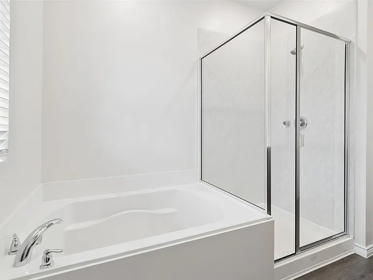 Tub and shower in primary bath