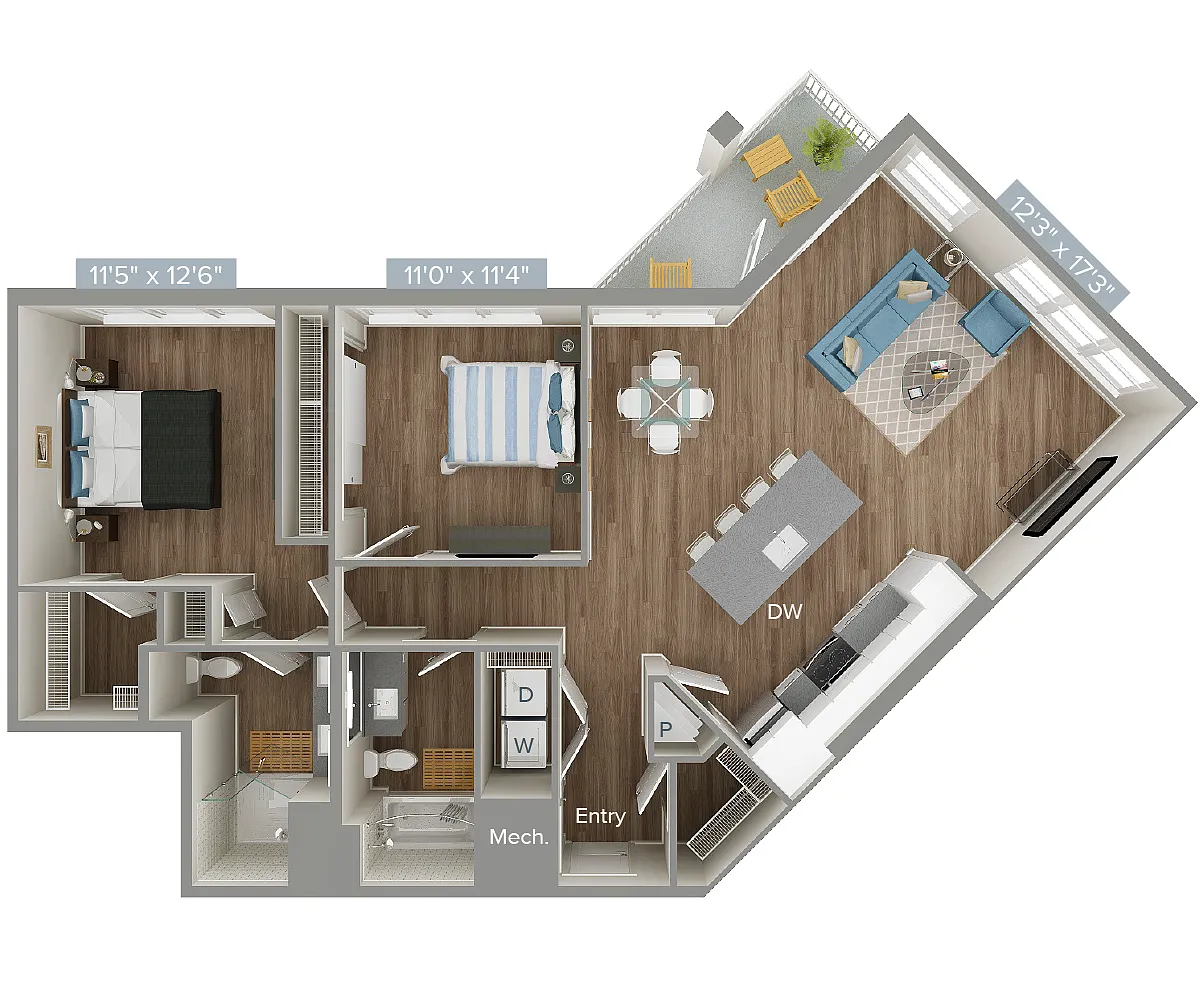 Floor plan B17-1