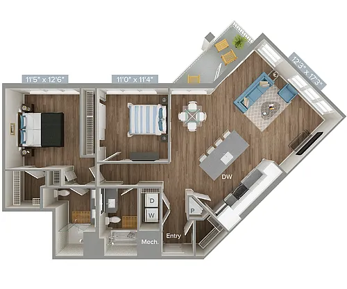 Floor plan B17-1