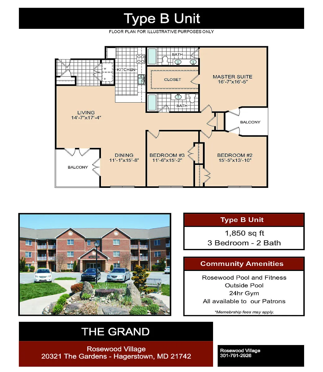 Floor plan Type B