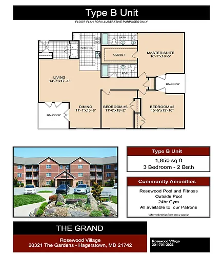 Floor plan Type B