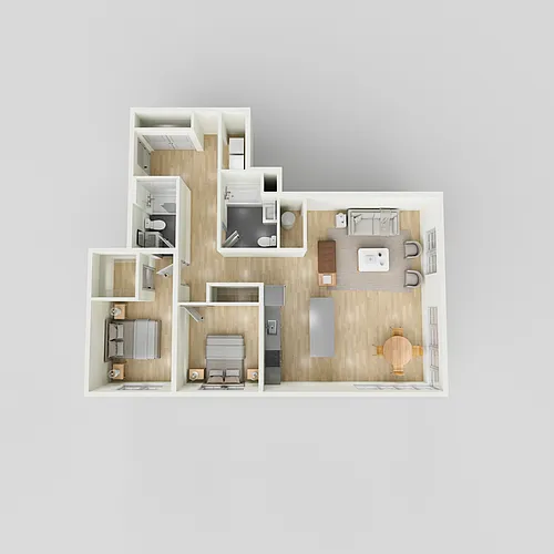 Floor plan 2X2