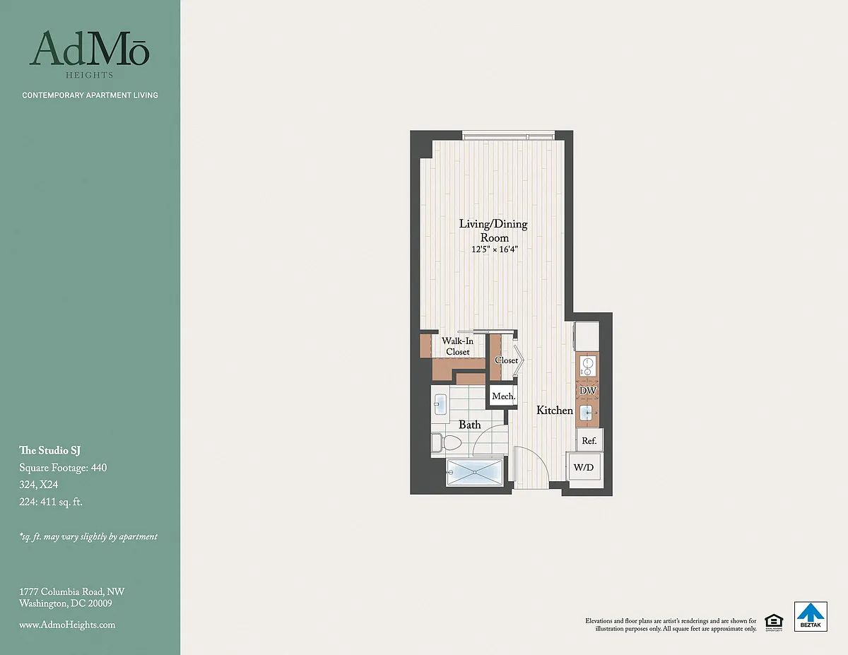 Floor plan The Studio SJ