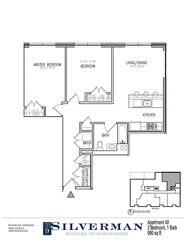 Floor plan Two Bedroom 20-30-40-50