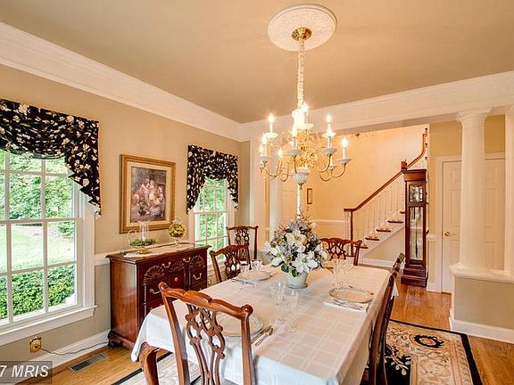 DINING ROOM LOOKING INTO FOYER