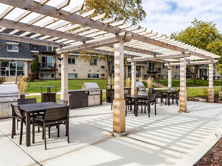 Outdoor Terrace with Grills
