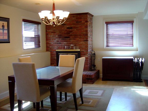 Dining Room w/ Fireplace