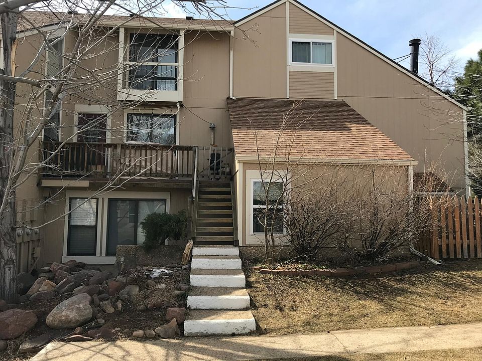 front of the condo - walk up the steps to the deck - note: there is no one living above. The front door is on the left - to the right are the sliders from the kitchen - above the sliders is the Juliette deck from the master bedroom