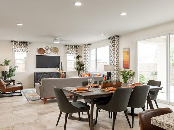 Dining area to great room