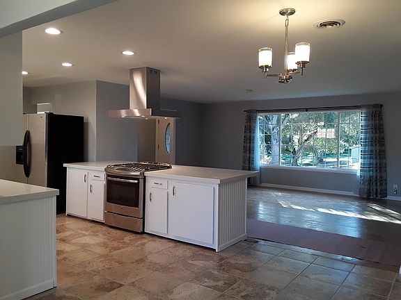 Kitchen and living room