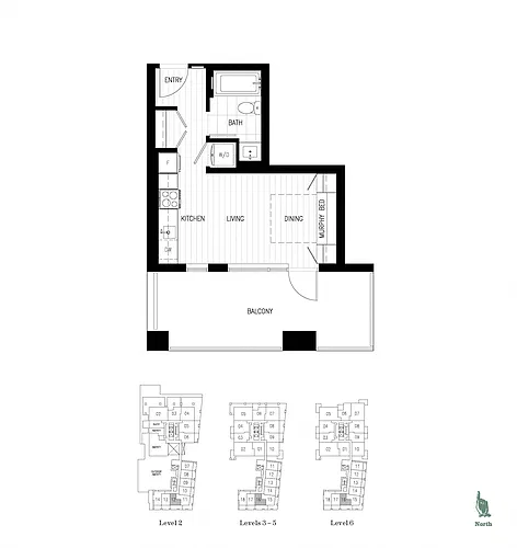 Floor plan Type A4 - Studio