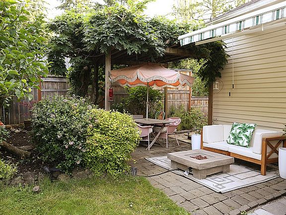 Backyard terrace