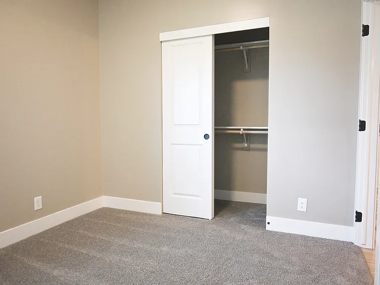Bedroom closet on main floor.