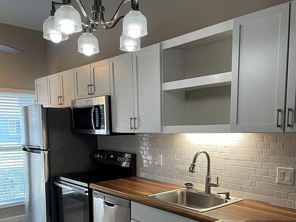 Kitchen with stainless steal appliances