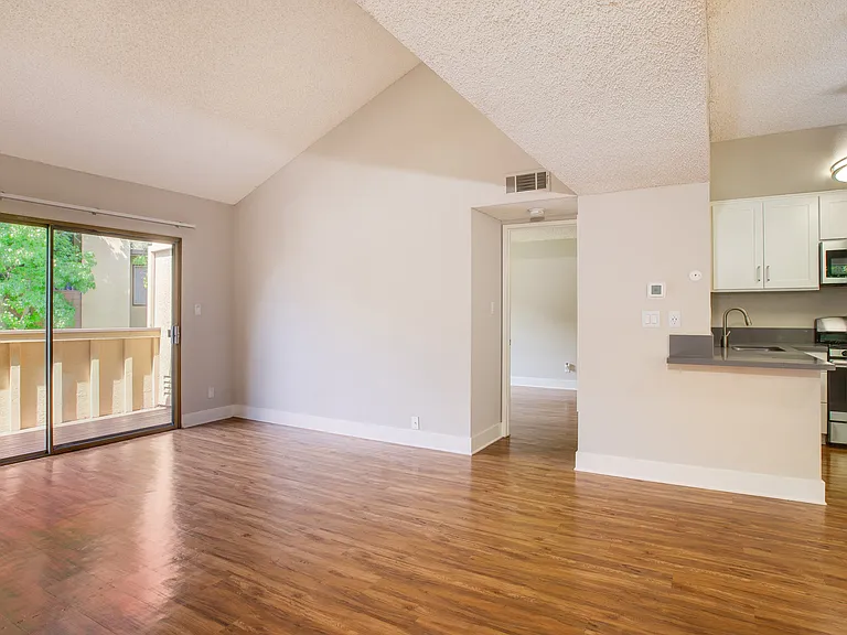 Living space with separate dining area