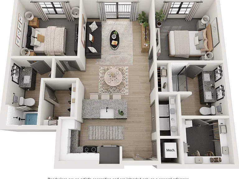 Explore the sophisticated layout of this urban apartment, where contemporary design meets functionality. Explore the sophisticated layout of this urban apartment, where contemporary design meets functionality.