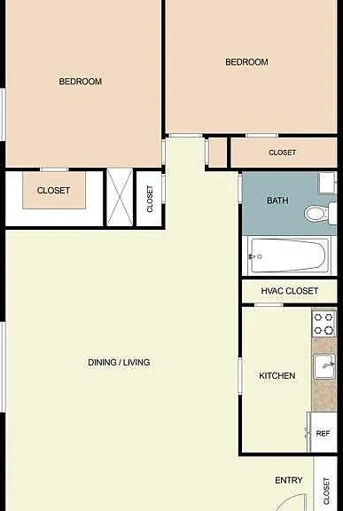 2 bedroom 2 bedroom