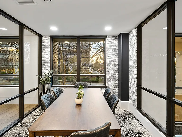 Host meetings or brainstorm in style_our private conference room has you covered.