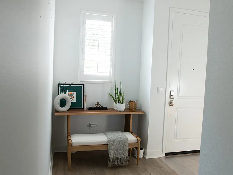 Large front door entrance area.