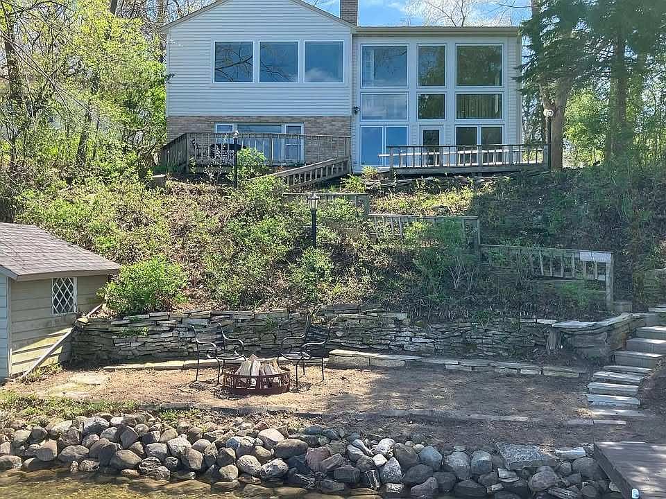 View of house from lake