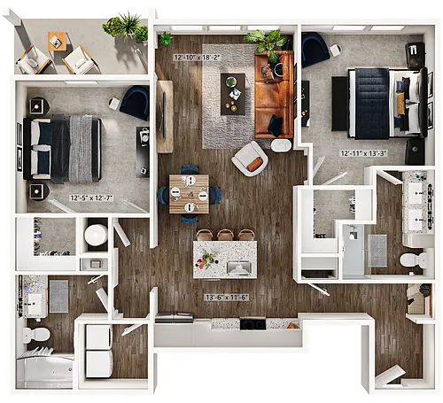 Floor plan B3