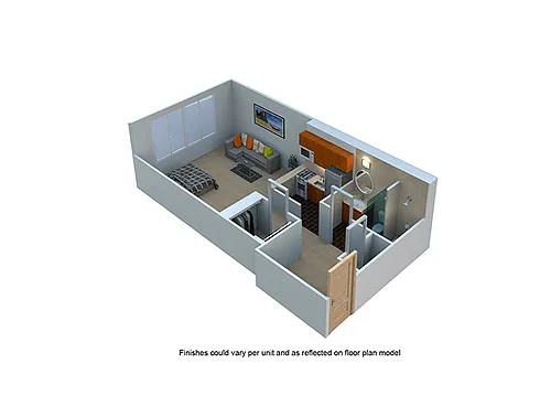 Floor plan Studio