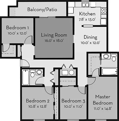Floor plan Driftwood