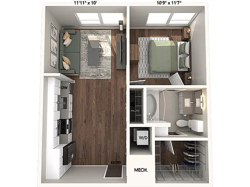 Floor plan S2 - Finish Package 1