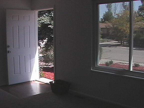 Front door to living room
