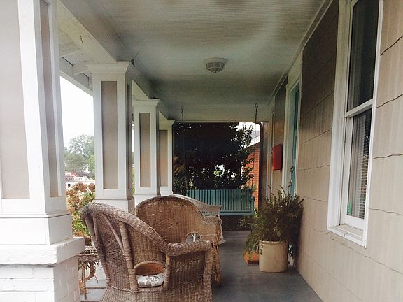 View of porch from driveway