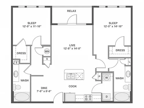 Floor plan C4