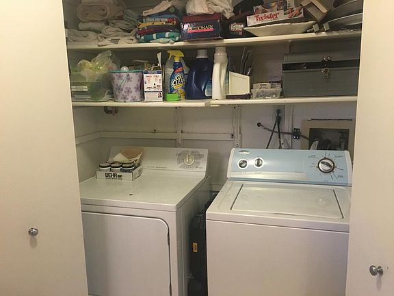 Washer and Dryer off kitchen