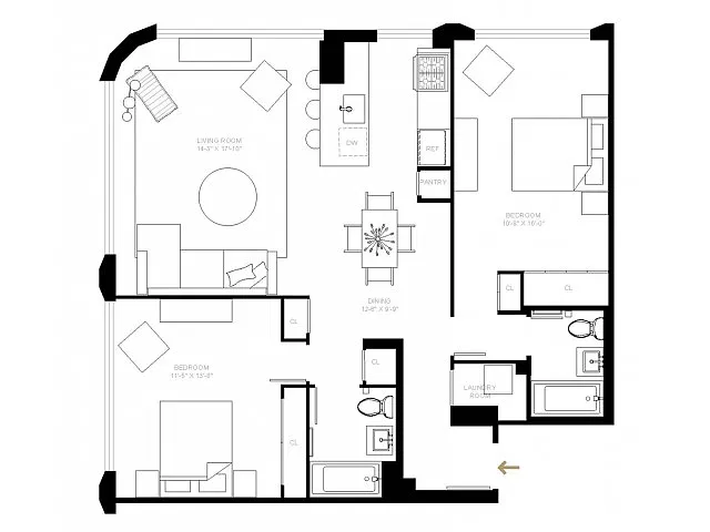 Floor plan B4-R