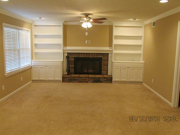 Den with Freplace & Bookcase